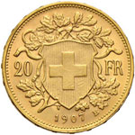 SVIZZERA Confederazione - 20 Franchi 1907 - ... 