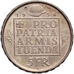 SVIZZERA Confederazione - 5 Franchi 1936 - ... 