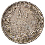 SAN MARINO 50 Centesimi 1898 - Pag. 369 AG