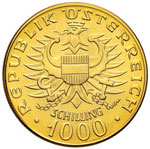 AUSTRIA Repubblica (1918-) 1.000 Scellini ... 