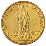 Pio XI (1922-1939) 100 Lire 1936 – Pag. ... 