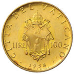 Pio XII (1939-1958) 100 Lire 1958 – Pag. ... 