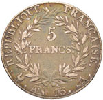FRANCIA Napoleone (1804-1814) 5 Franchi A. ... 