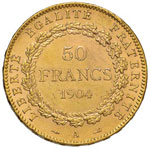 50 Franchi 1904 - Gad. 1113 AU (g 16,15) RR ... 