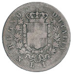 Vittorio Emanuele II (1861-1878) Lira 1862 N ... 