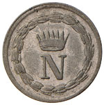 MILANO Napoleone (1804-1814) 10 Centesimi ... 