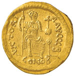 Giustino II (565-578) Solido – Busto ... 