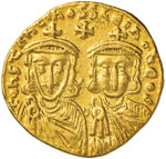Costantino V (741-775) Solido - Busti di ... 
