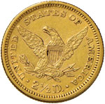 USA 2,50 Dollari 1873 - Fr. 114 AU (g 4,16) ... 