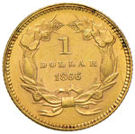 USA Dollaro 1866 – Fr. 94 AU (g 1,67) ... 