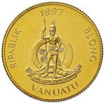 VANUATU 100 Vatu 1997 – Fr. 3 AU (g 7,82)