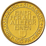 SVIZZERA Confederazione – 100 Franchi 1939 ... 