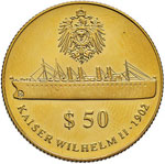 NAURU 50 Dollari 1994 - Fr. 2 AU (g 7,92)