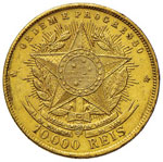 BRASILE Repubblica (1889-) 10.000 Reis 1901 ... 