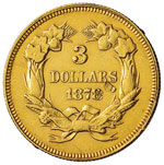 USA 3 Dollari 1878 - Fr. 124 AU (g 4,98) ... 