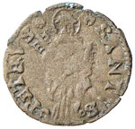 Leone X (1503-1513) Quattrino - Munt. 53 MI ... 