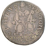 Paolo IV (1555-1559) Ancona - Testone 1557 - ... 