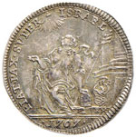 Clemente XI (1700-1721) Giulio 1707 A. VII - ... 