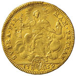 Clemente XIII (1758-1769) Doppio zecchino ... 