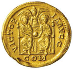 Teodosio I (379-395) Solido (Mediolanum) - ... 