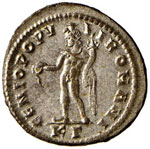 Diocleziano (284-305) Follis (Kyzicus) Testa ... 