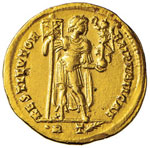 Valentiniano I (364-375) Solido - Busto ... 