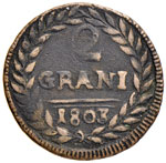 SICILIA Ferdinando III (1759-1816) 2 Grani ... 