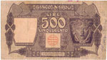 Banco di Napoli - 500 Lire 7/09/1918 G-M ... 