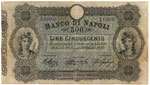 Banco di Napoli - 500 Lire 01/04/1885  AB ... 