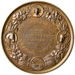 ROMANIA Carlo I (1866-1914) Medaglia premio ... 