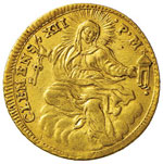 Clemente XII (1730-1740) Zecchino - Munt. 7 ... 