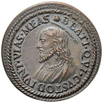 Sisto V (1585-1590) Medaglia A. VI - AE (g ... 