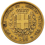 Vittorio Emanuele II (1849-1861) 10 Lire ... 