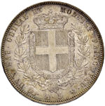 Vittorio Emanuele II (1849-1861) 5 Lire 1854 ... 