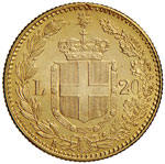 Umberto I (1878-1900) 20 Lire 1886 - Pag. ... 