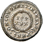 Costantino (307-337) Follis (Heraclea) Busto ... 