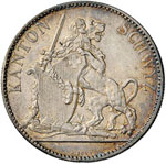 SVIZZERA Tiri federali - 5 Franchi 1867 ... 