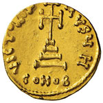 Tiberio III (698-705) Solido - Busto di ... 