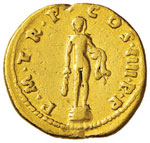 Traiano (98-117) Aureo – Busto laureato a ... 
