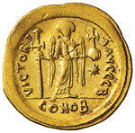 Giustiniano I (527-565) Solido – Busto ... 