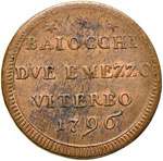 Pio VI (1774-1799) Viterbo - Sanpietrino ... 