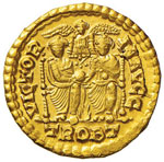 Valentiniano I (364-375) Solido (Treviri) ... 