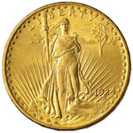 USA 20 Dollari 1924 - Fr. 185 AU Colpetti al ... 