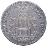 Clemente IX (1667-1669) Piastra - Munt. 4 AG ... 