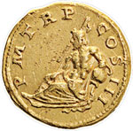 Adriano (117-138) Aureo – Testa laureata a ... 