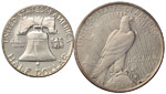 USA Dollaro 1923, Mezzo dollaro 1963 - AG ... 