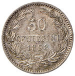 SAN MARINO 50 Centesimi 1898 - Pag. 369 AG