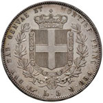 Vittorio Emanuele II (1849-1861) 5 Lire 1856 ... 