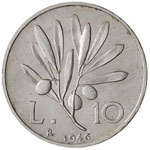 REPUBBLICA ITALIANA 10, 5, 2 e Lira 1946 – ... 