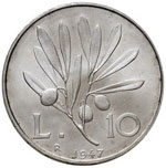 REPUBBLICA ITALIANA 10, 5, 2 e Lira 1947 – ... 